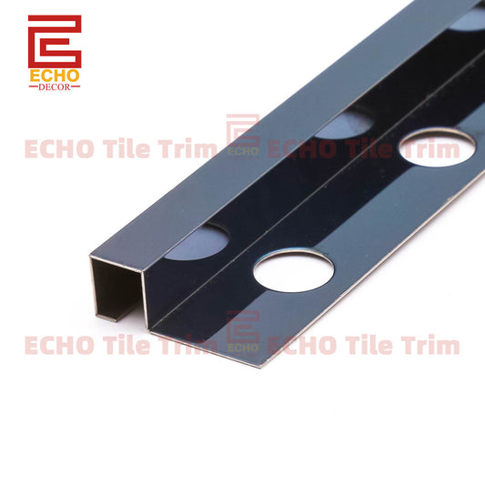 Metal Tile Square Edge Trim Wall Tile Edging Strip For Outside Corner