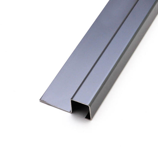 black tile trim square