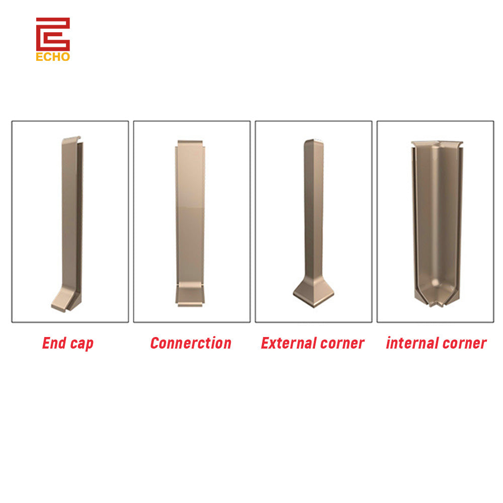 black skirting boards