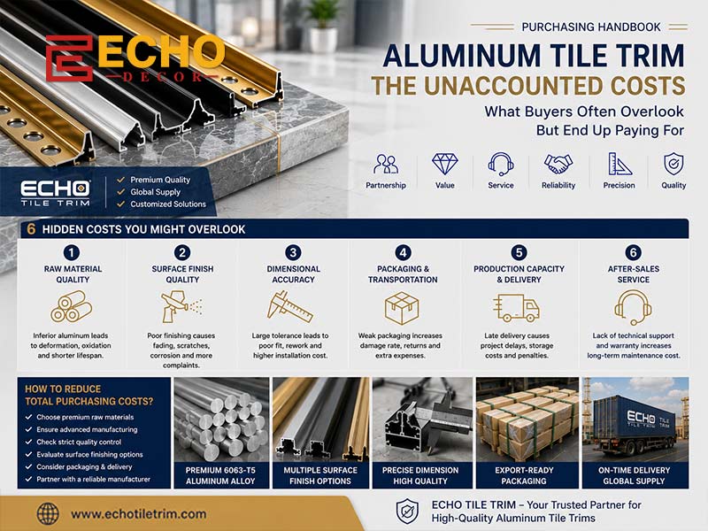 Aluminum Tile Trim Tile Trim Purchasing Guide Tile Trim Manufacturer Aluminum Tile Trim Supplier Tile Edge Trim Metal Tile Trim Architectural Profiles