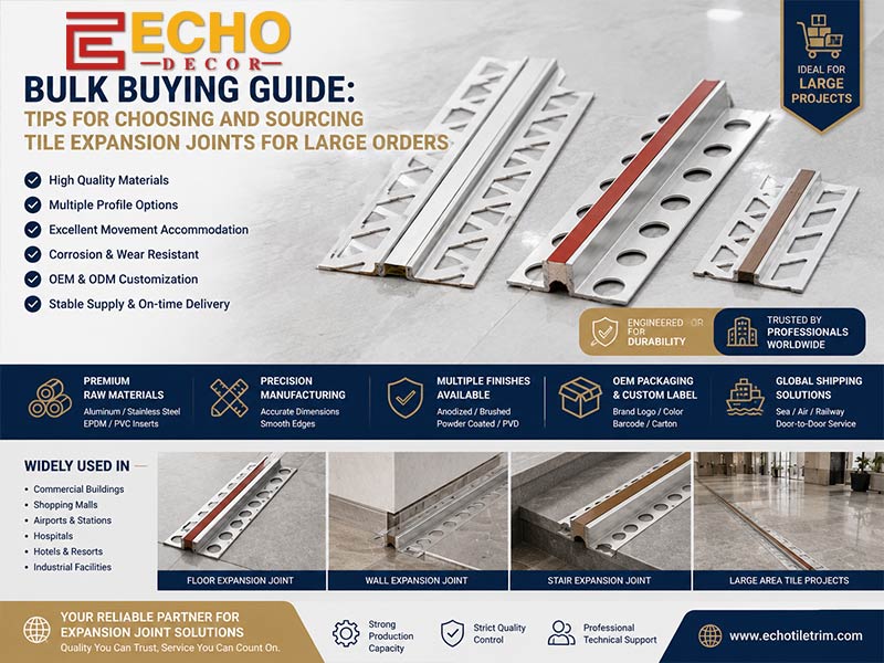 Tile Expansion Joint Movement Joint Profile Expansion Joint Profile Aluminium Expansion Joint Stainless Steel Expansion Joint Tile Movement Joint Tile Expansion Joint Supplier