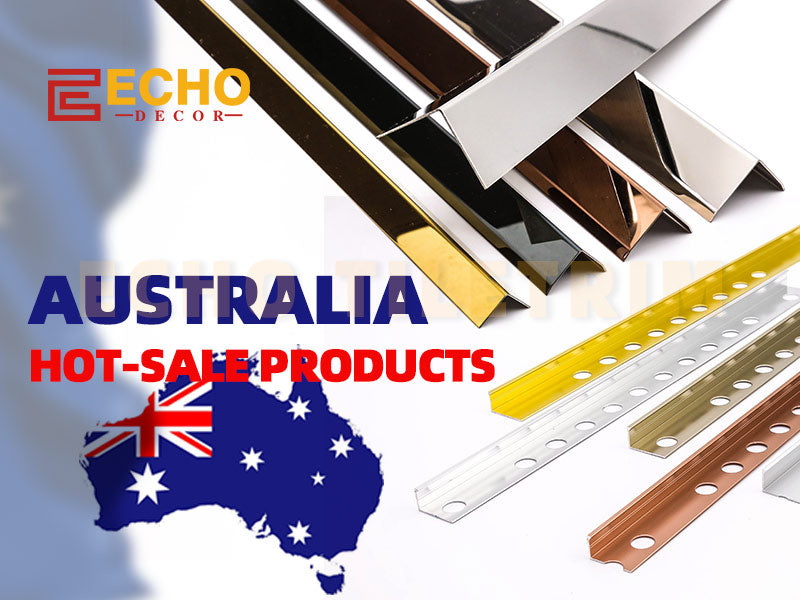 Metal Tile Profiles  Tile Transition Profiles  Floor Transition Strip  OEM Tile Trim Manufacturer  Building Materials Australia  Decorative Metal Profiles  Aluminium Trim Supplier