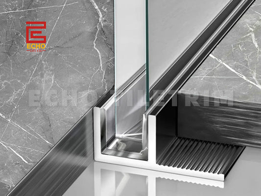 F Trim Floor Moulding  Aluminum Floor Trim  Floor Transition Strip  Floor Edge Trim  Flooring Profiles