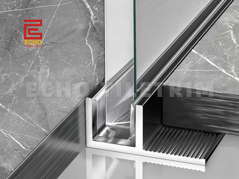 F Trim Floor Moulding  Aluminum Floor Trim  Floor Transition Strip  Floor Edge Trim  Flooring Profiles