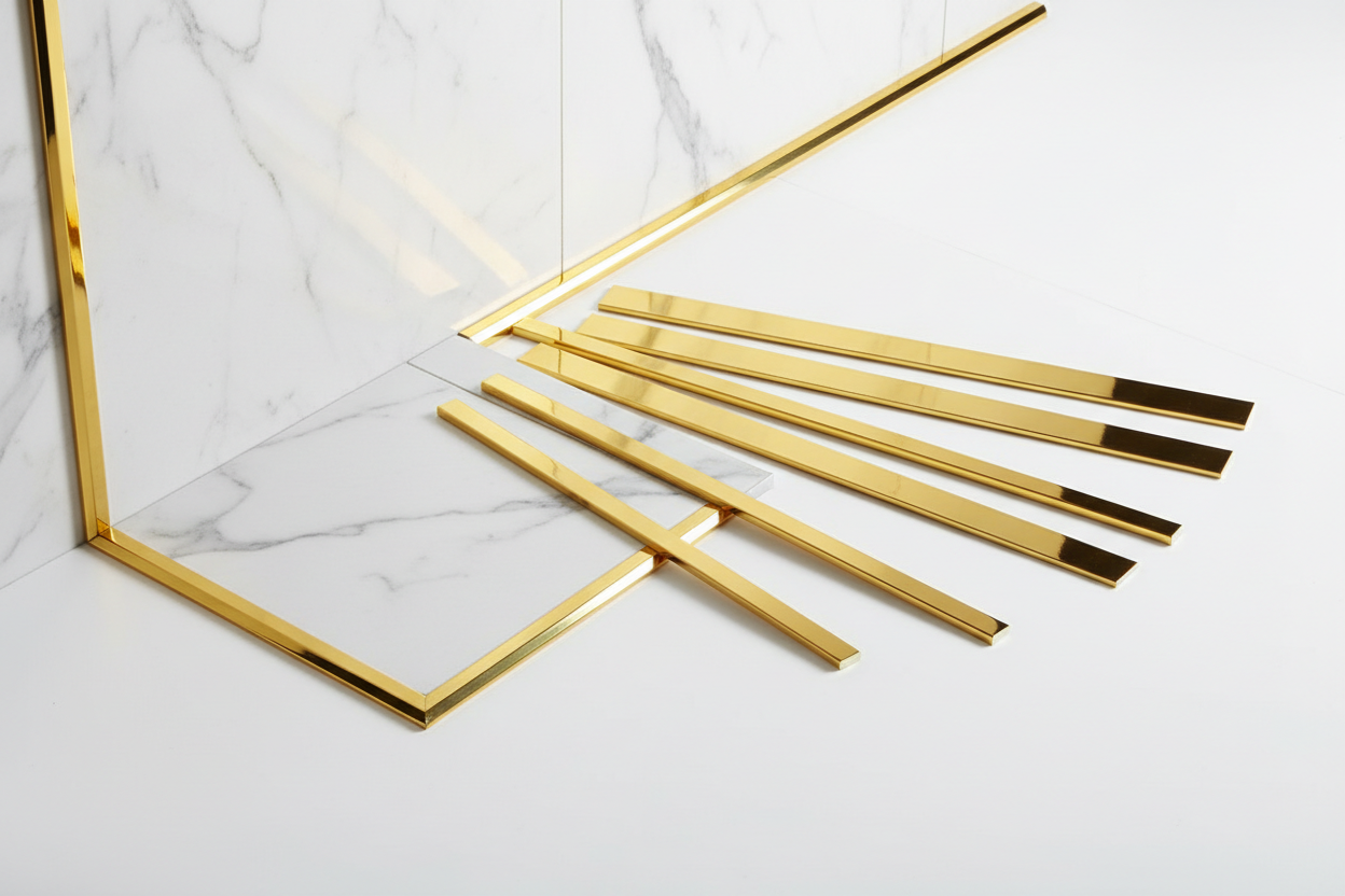 Gold Tile Trim