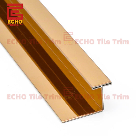 Durable Stainless Steel Finishing Tile Edge Transition Trim 2.5m