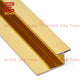 Durable Stainless Steel Finishing Tile Edge Transition Trim 2.5m