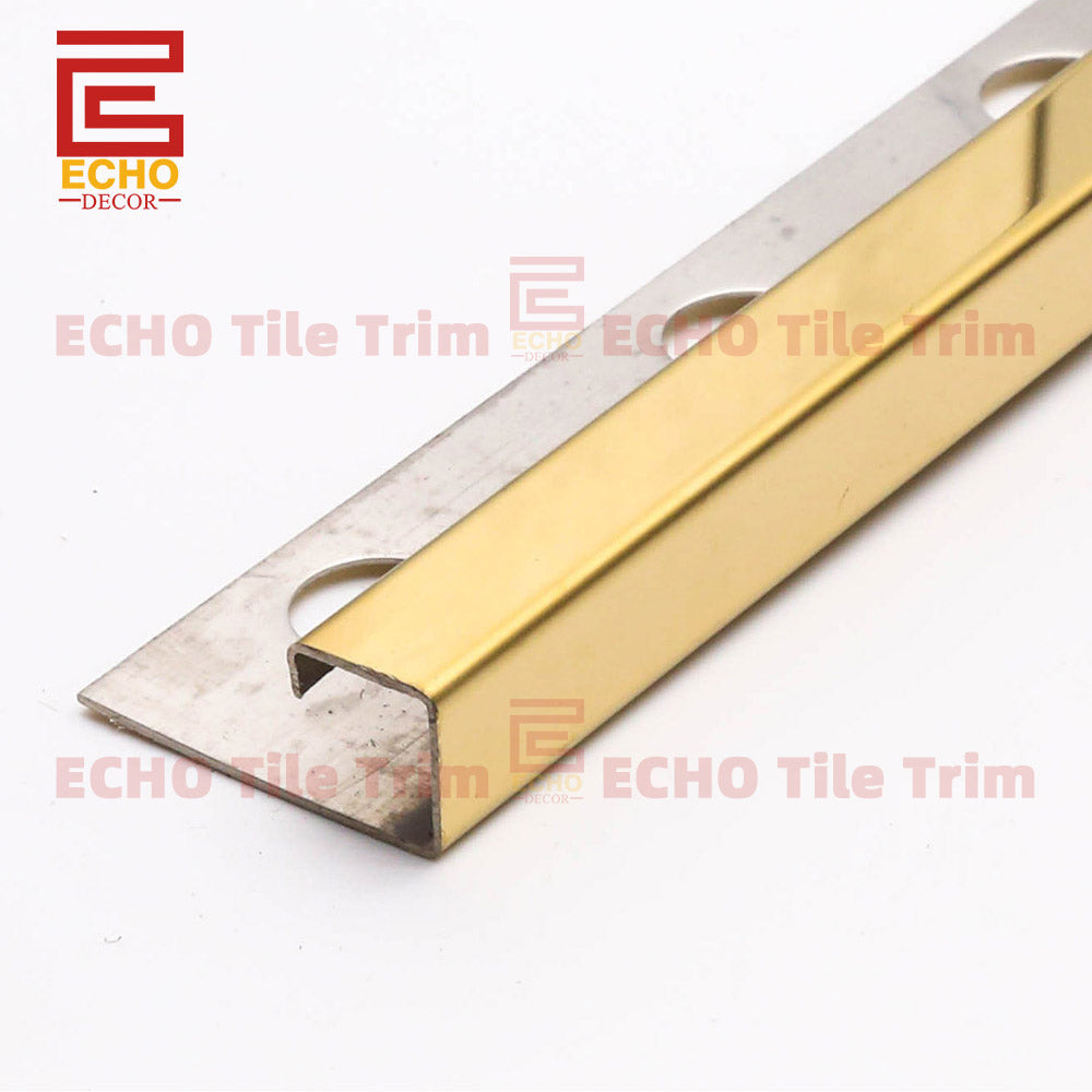 Metal Gold Border Tile edge Trim 