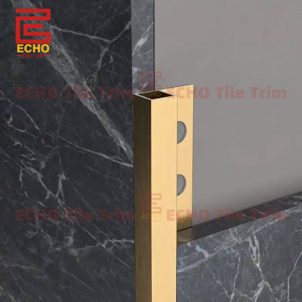 metal square tile trim