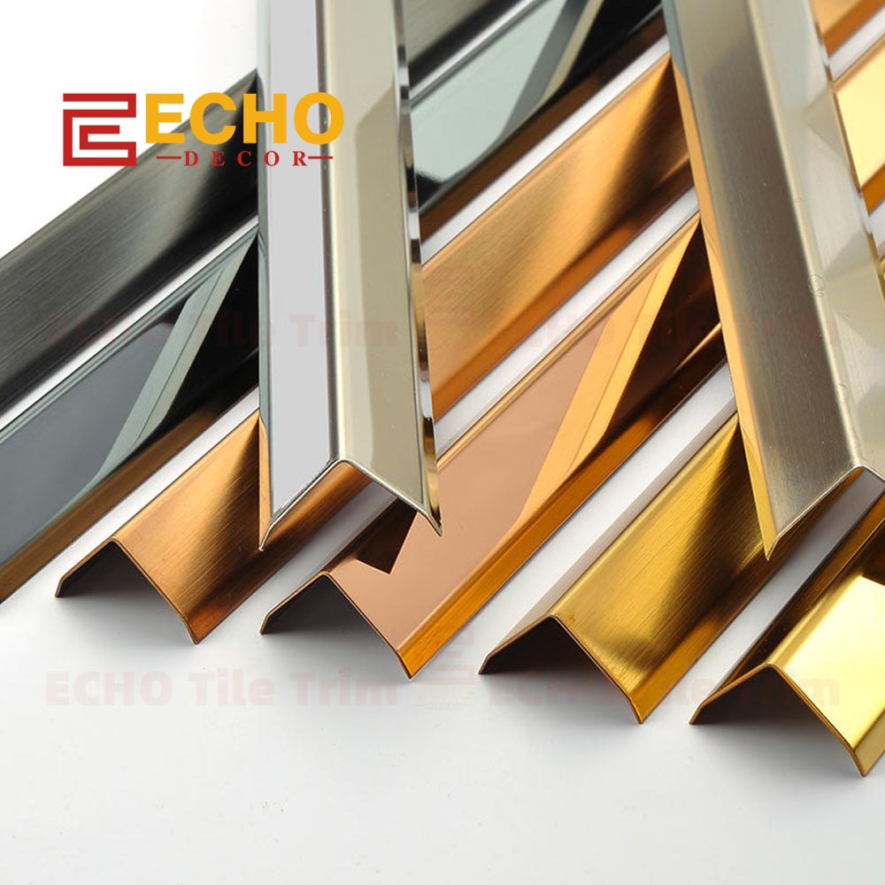 L shape corner trim