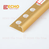 Aluminum bullnose edge protection trim