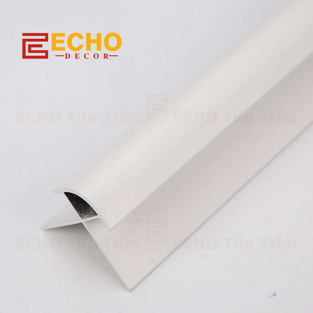 white quarter round tile trim