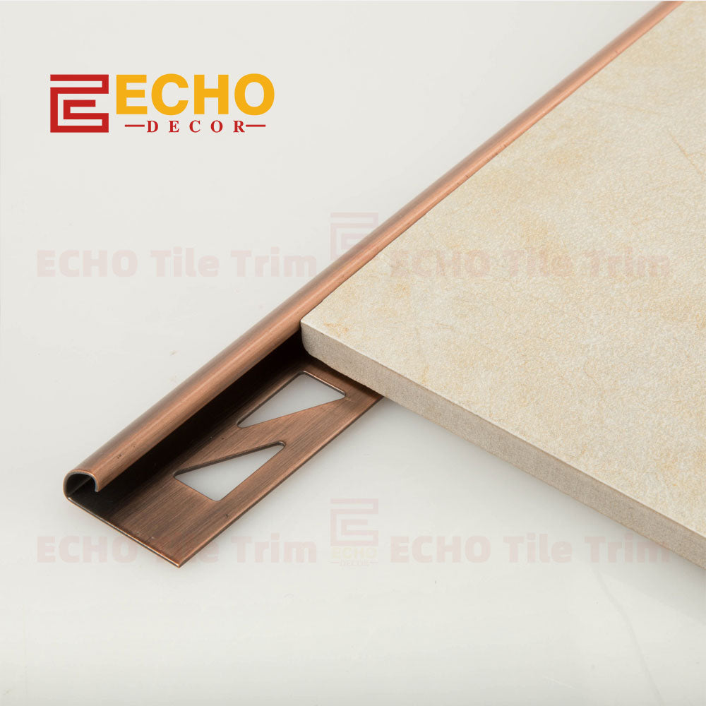 Stainless Steel Bullnose Round Tile Trim