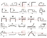 stainless steel tile trim profile