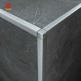 Modern Stainless Steel Black Tile Trim Tile Edge Finishing Strip