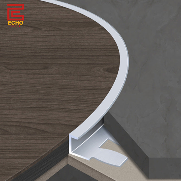Curved Floor Transition Strips for Smooth Transitions – Echotiletrim