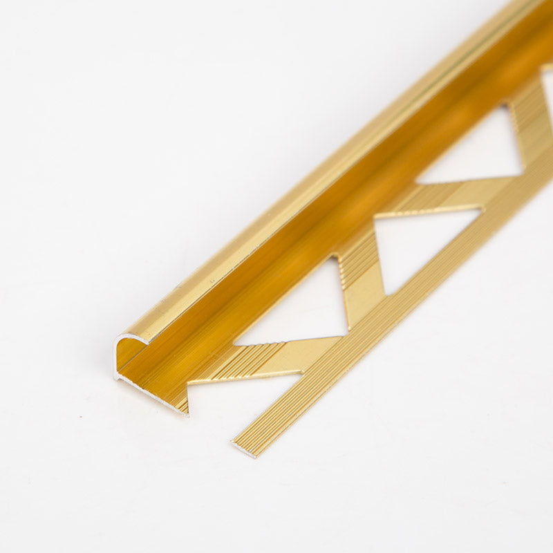 8mm Gold Edging Gold Tile Edge Trim for Elegant Tile Finishes – Echotiletrim