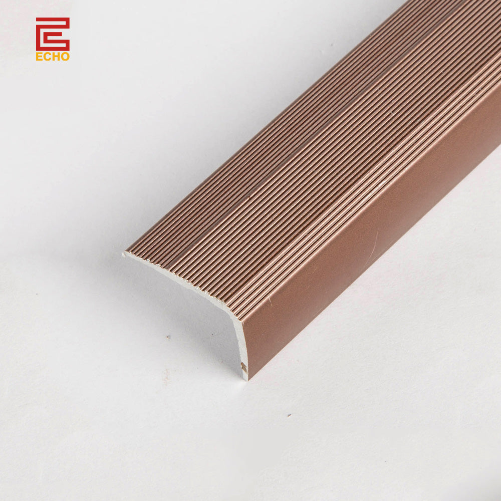 Durable Anti-slip Aluminum Stair Nosing For Concrete Stairs