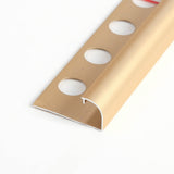 aluminum bullnose tile trim