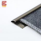 Aluminum carpet edge protection profile