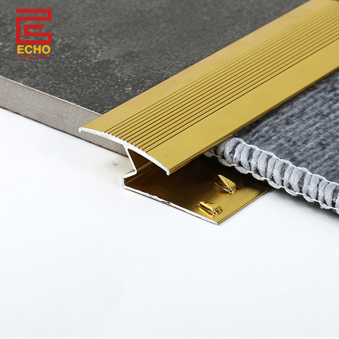 carpet to tile transition strip vinyl laminate floor threshold echotiletrim