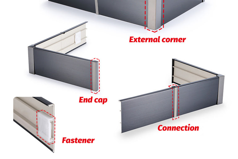 metal skirting board