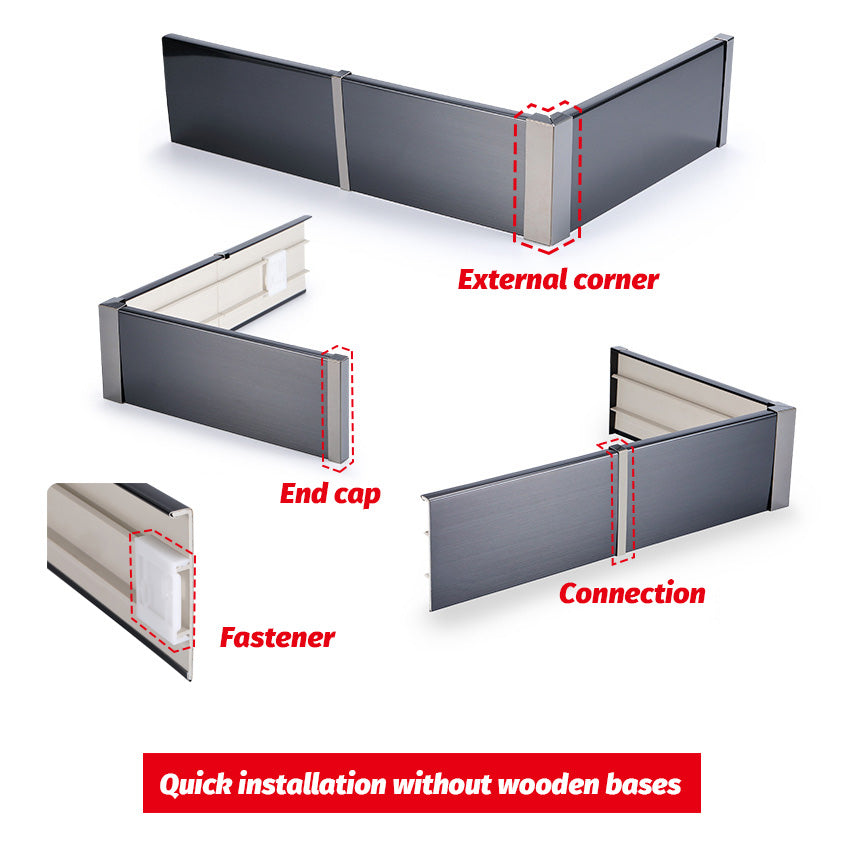metal skirting board